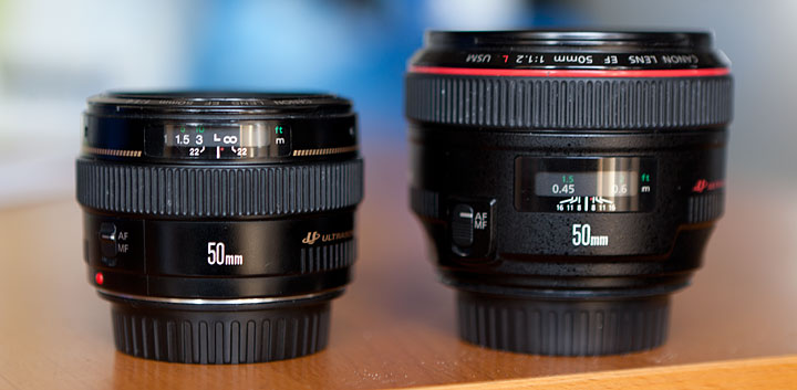 Aperture Difference between 1.4 and 1.2 lenses